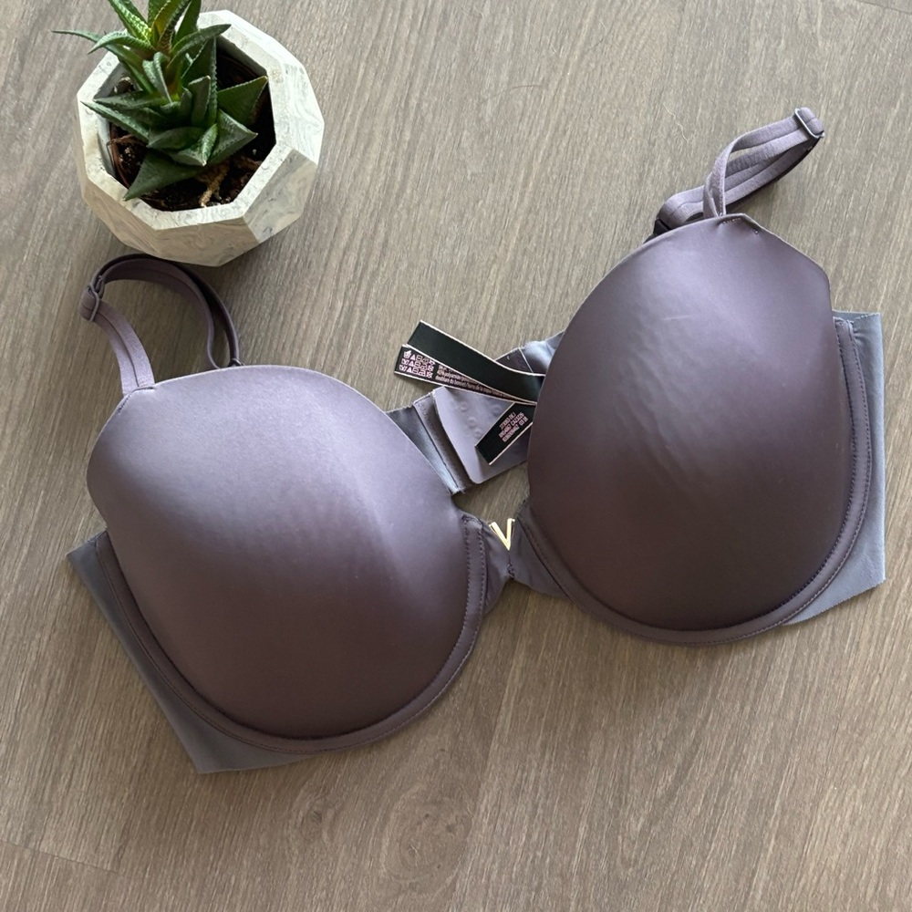 Victoria's Secret Purple/Grey "Very Sexy" Lined Demi Bra